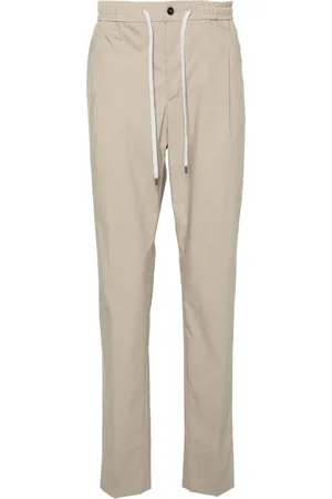 PT Torino Drawstring-waist poplin chinos