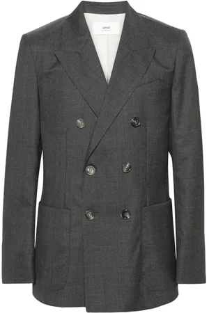 Ami Double-breasted virgin wool blazer