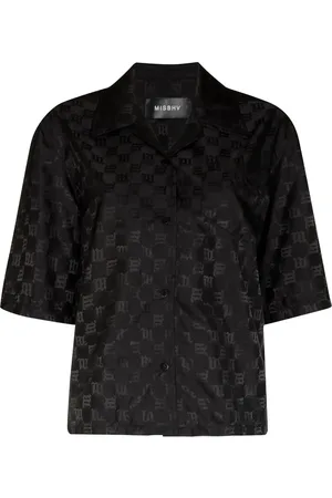 MISBHV Monogram pattern boxy shirt