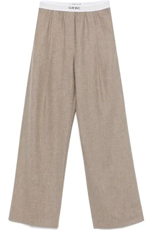 Loewe Mélange-effect trousers