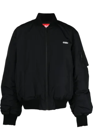 032c Logo-print bomber jacket