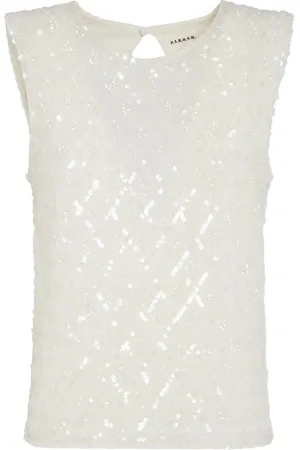 P.A.R.O.S.H. Sequin-embellished top