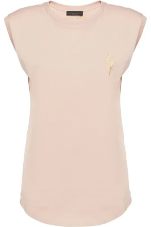 Giuseppe Zanotti Ursella logo-print cotton tank top