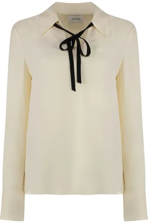 ST. JOHN Long-sleeve blouse