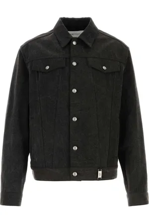 Alexander McQueen Logo-plaque denim jacket