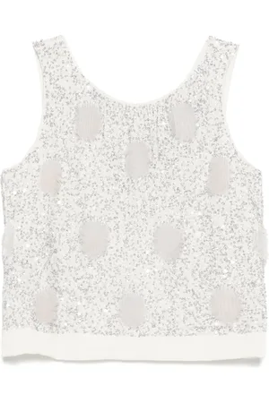 DICE KAYEK Embellished sparkle blouse