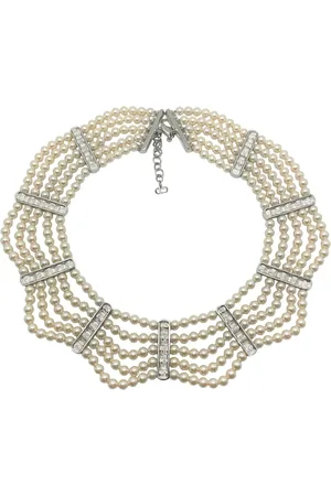 Dior 1980s faux-pearl necklace