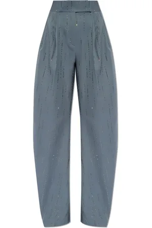 The Attico Gary crystal-embellished trousers