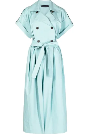JUUN.J Double-breasted trench jumpsuit