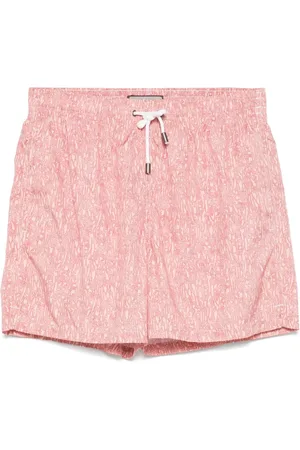 CANALI Printed swim shorts