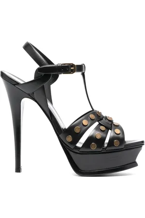 Saint Laurent Tribute 145mm studded sandals
