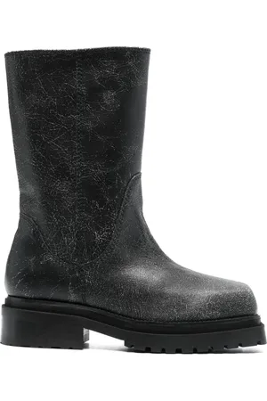 ECKHAUS LATTA Square-toe 70mm leather boots