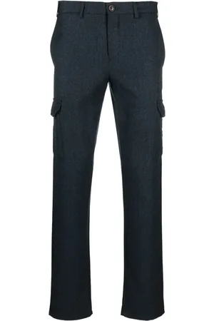 CANALI Wool cargo trousers