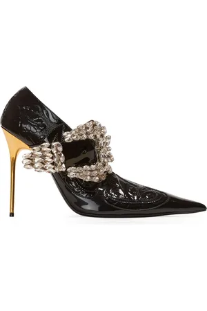 Balmain Clara 95mm crystal-embellished pumps