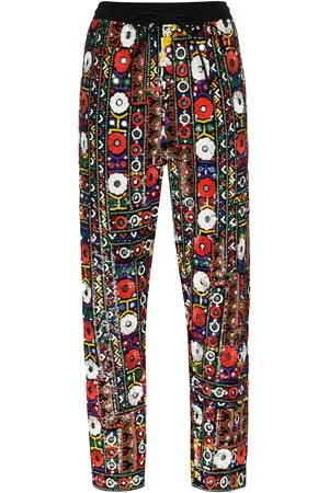 ASHISH Tapered sequinned trousers