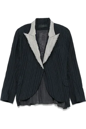 MARC LE BIHAN Contrast-lapels blazer