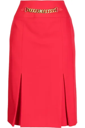 Céline 1990-2000s chain-detailed midi skirt