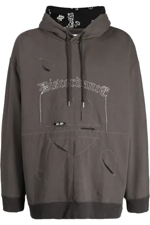 Children Of The Discordance Logo-embroidered cotton hoodie