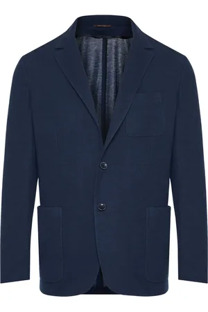 CANALI Notched-lapel single-breasted blazer