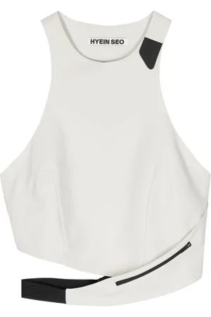 Hyein Seo Strap-detail halterneck tank top