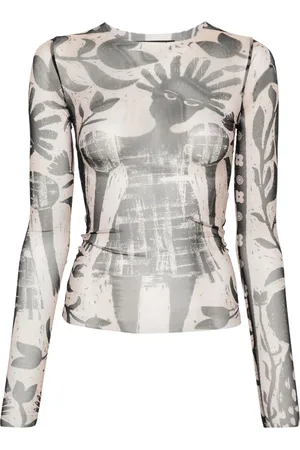 Botter Graphic-print mesh T-shirt