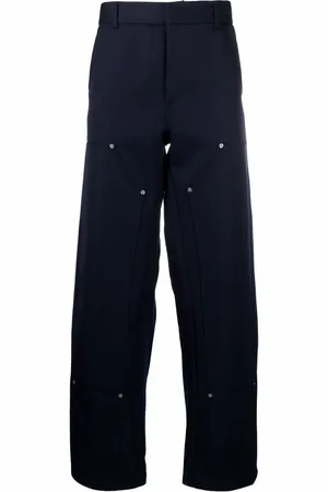 424 FAIRFAX Straight-leg cotton trousers