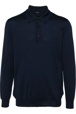 Kiton Fine-knit polo shirt