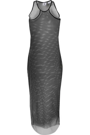 Random Identities Sleeveless semi-sheer dress