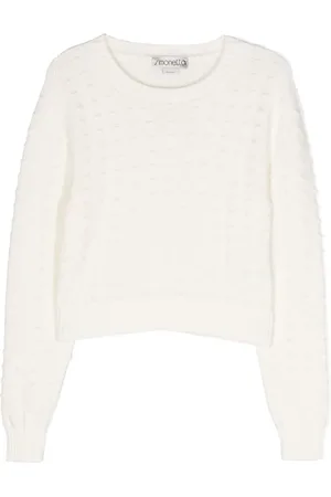 Simonetta Polka-dot knitted jumper