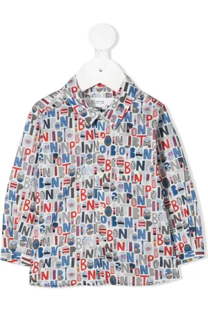 BONPOINT All-over logo shirt