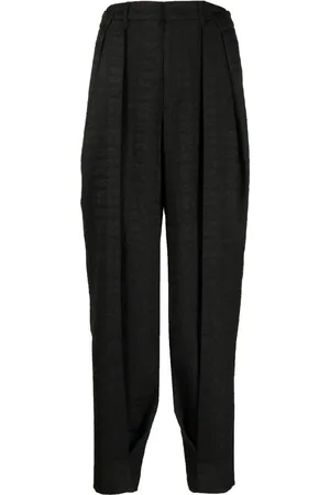 Ader Error Pleated jacquard tailored trousers
