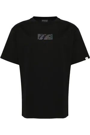 AGNÈS B. Reflective-print cotton T-shirt