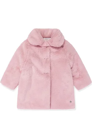 PAZ RODRIGUEZ Faux-shearling single-breasted coat