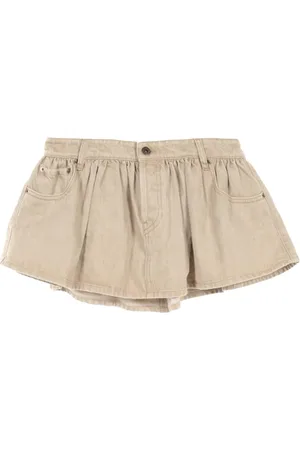 Miu Miu 2010s denim mini skirt