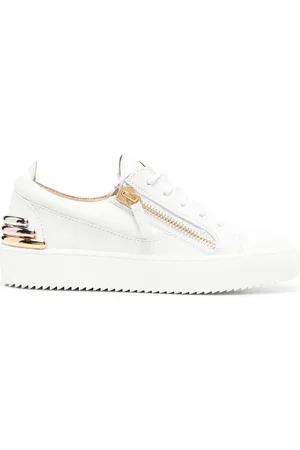 Giuseppe Zanotti Zip-details leather sneakers