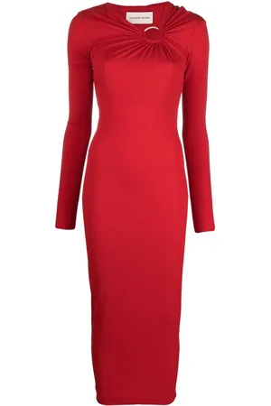 ALEXANDRE VAUTHIER Cut-out midi dress