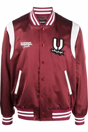 Undercoverism Logo-patch baseball jacket