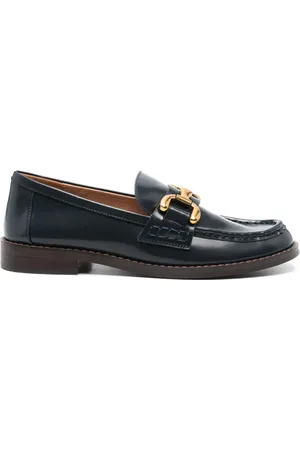 Bibi Lou Horsebit-detail leather loafers
