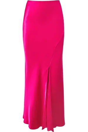 Alejandra Alonso Rojas Silk midi skirt