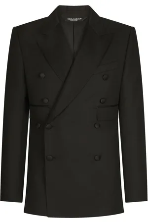 Dolce & Gabbana Sicilia-fit double-breasted tuxedo blazer