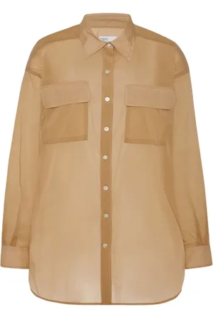 ROSETTA GETTY Pointed-collar button-up shirt