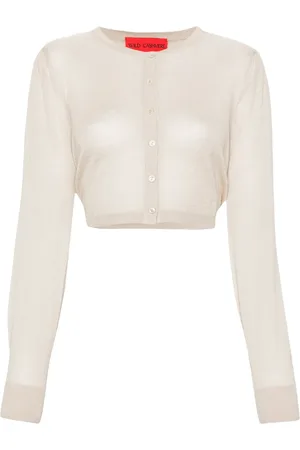 FARFETCH Taylor fine-knit cropped cardigan