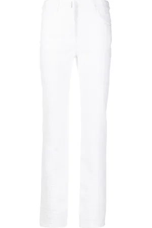 Givenchy 4G motif jacquard straight-leg trousers