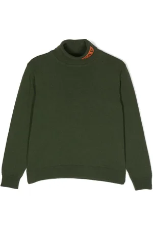 FAY Intarsia-knit logo sweater