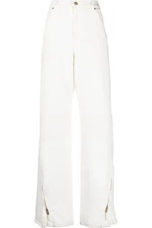 BLUMARINE High-rise wide-leg jeans