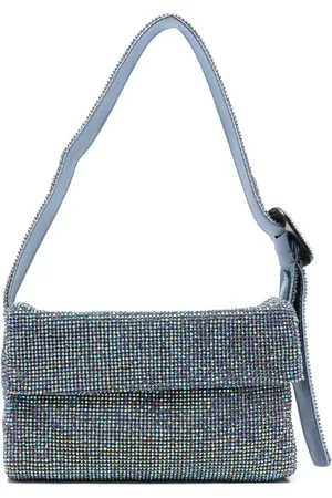 BENEDETTA BRUZZICHES Diamond buckled-strap shoulder bag