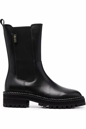 Liu Jo Logo-patch mid-length boots