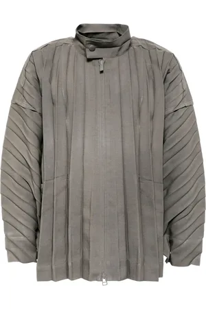 Issey Miyake Edge pleated jacket