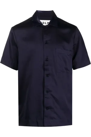 CDLP Short-sleeve satin-finish shirt