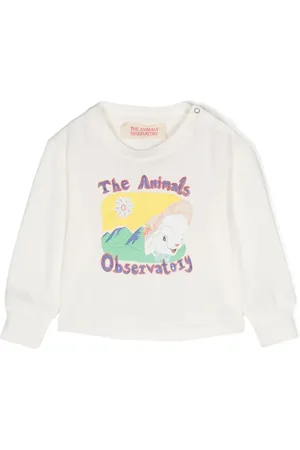 The Animals Observatory Illustration logo-print T-shirt
